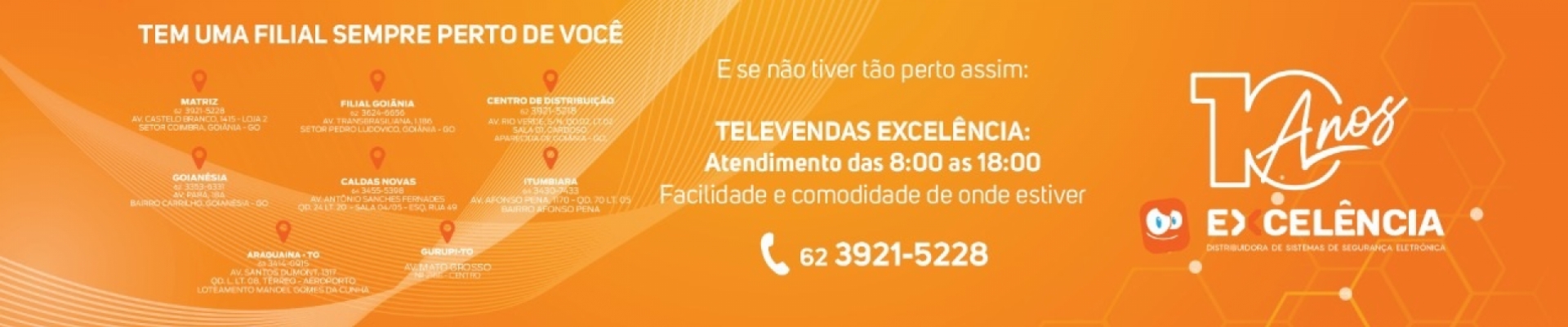 Excelência Distribuidora de sistemas de segurança eletrônica
